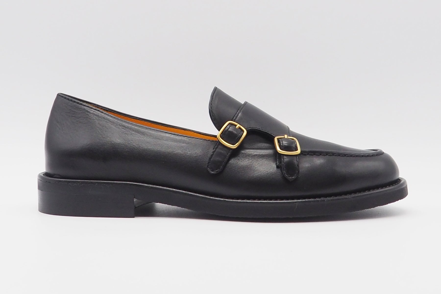 Damen Loafer aus Glattleder in Schwarz - Frida - Absatz 2cm Damen Loafers & Schnürer Mara Bini 