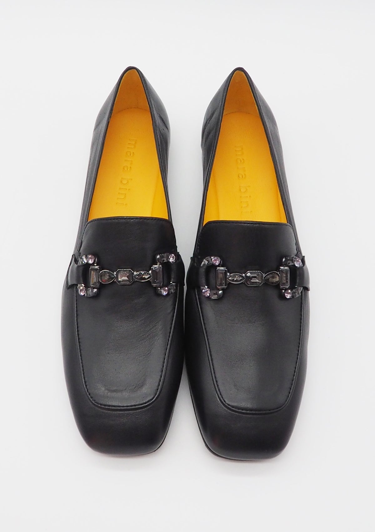 Damen Loafer aus Glattleder in Schwarz mit Trense Damen Loafers & Schnürer Mara Bini 