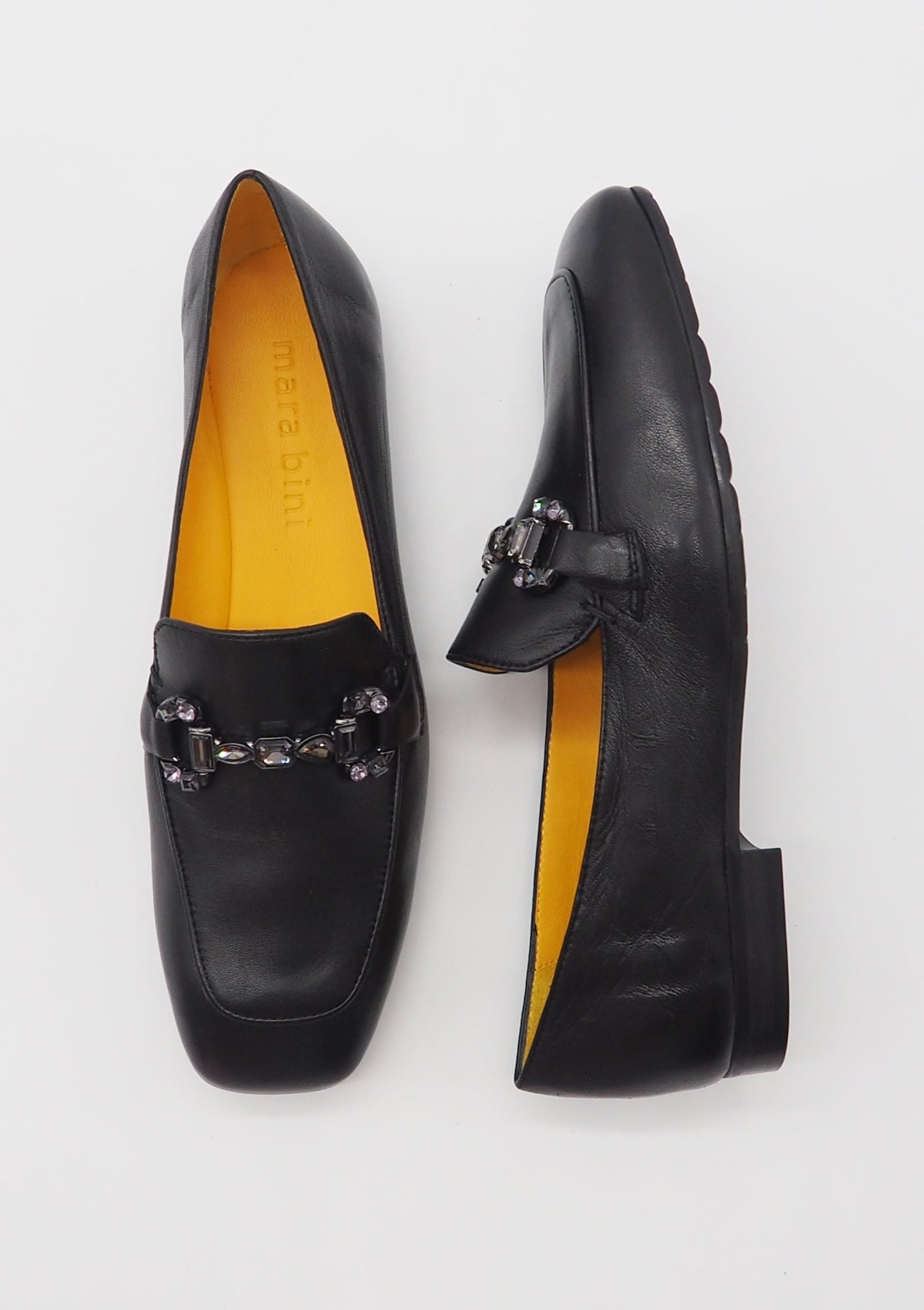 Damen Loafer aus Glattleder in Schwarz mit Trense Damen Loafers & Schnürer Mara Bini 