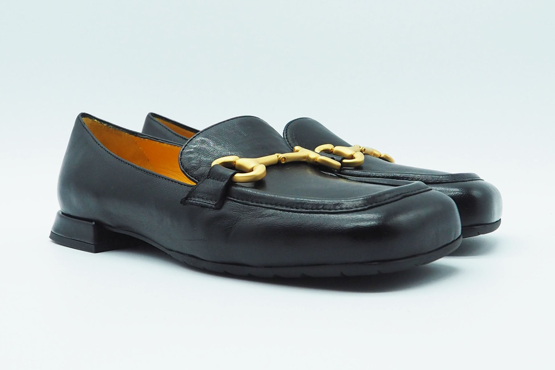 Damen Loafer aus Leder in Schwarz Damen Loafers & Schnürer Mara Bini
