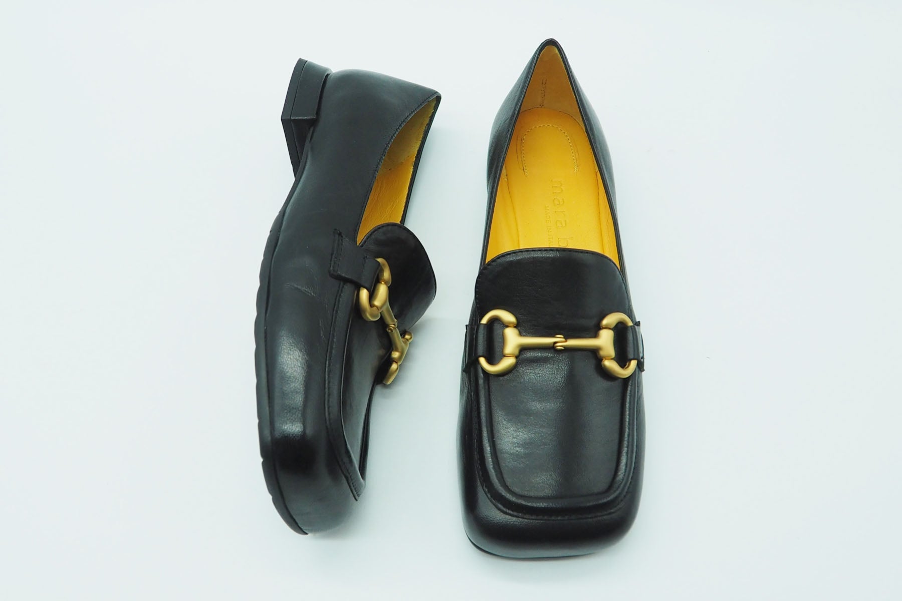 Damen Loafer aus Leder in Schwarz Damen Loafers & Schnürer Mara Bini