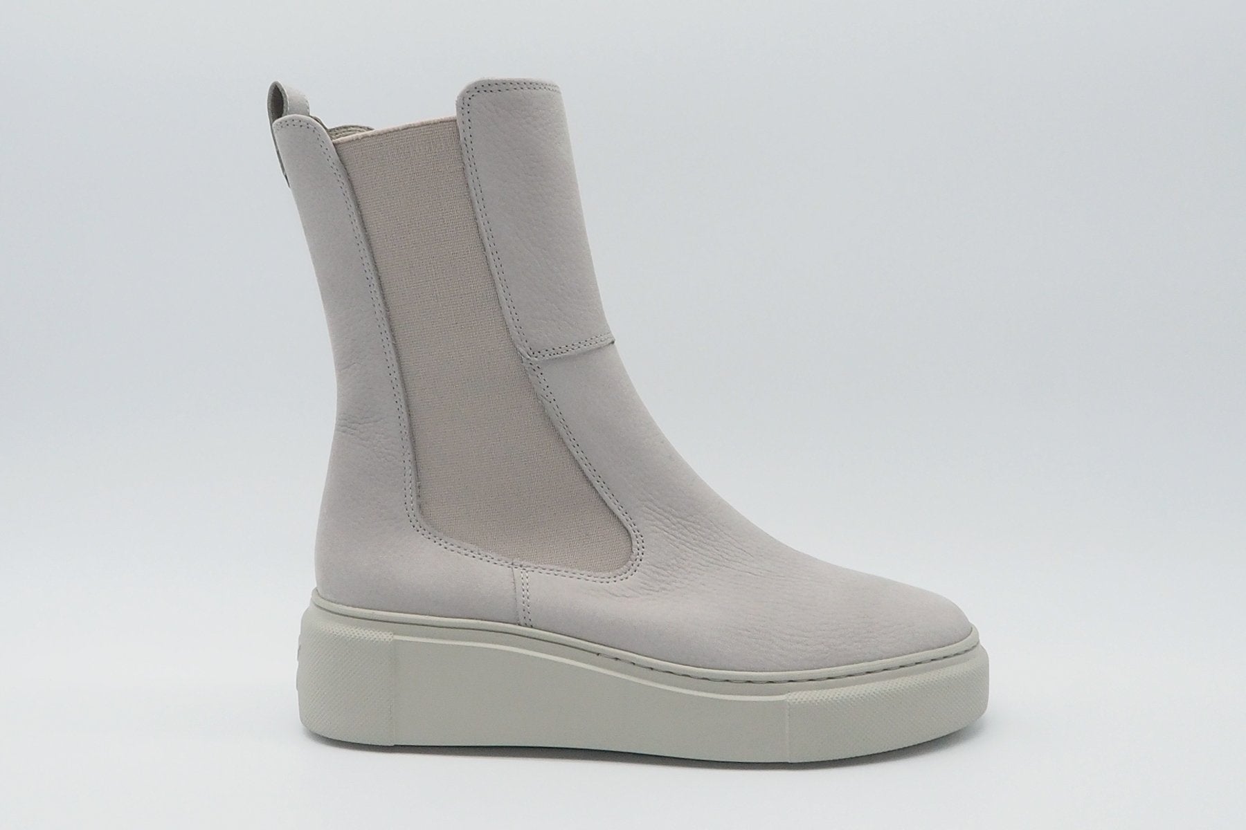 Damen Longchelsea Boot aus Nubukleder in hellem Beige Damen Boots Paul Green