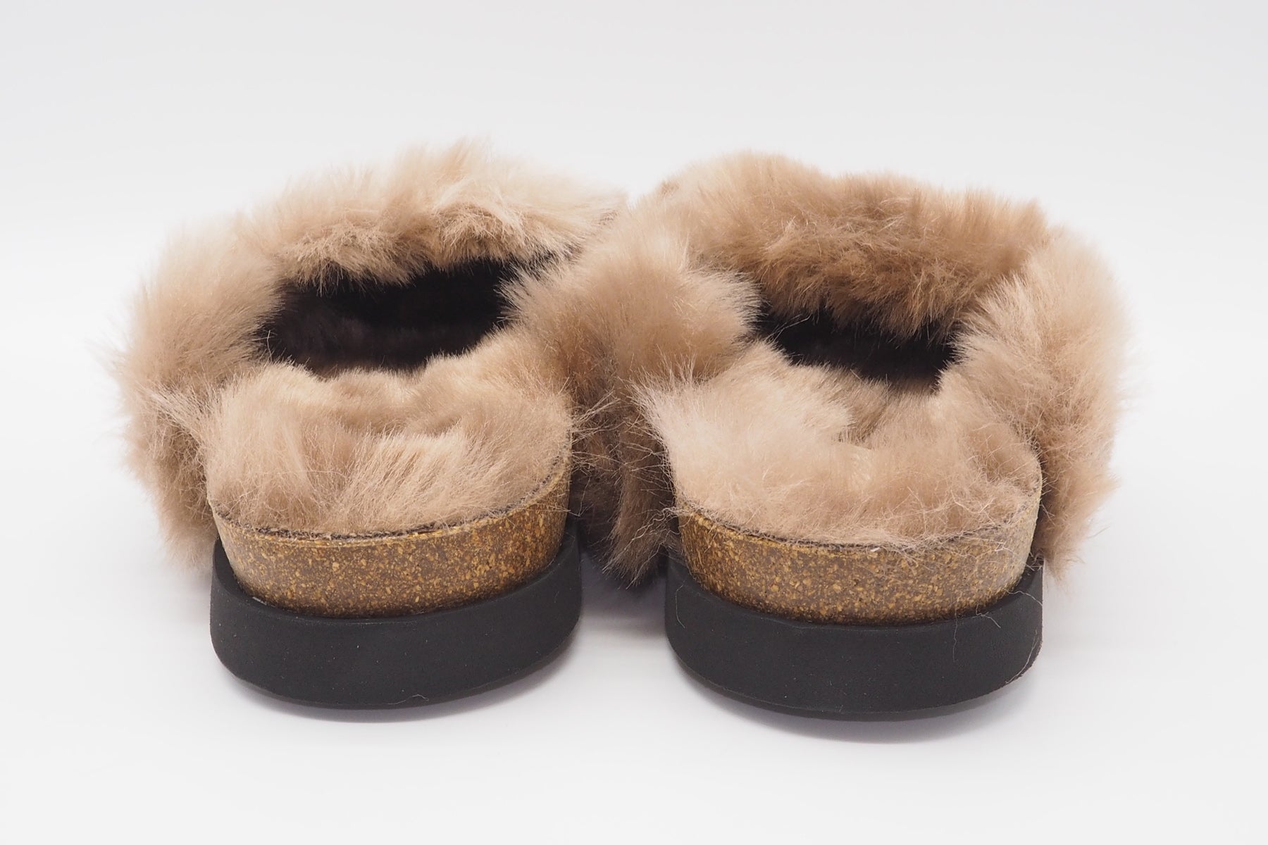 Damen Pantoffel aus Fake-Fur Pelz in Neutral & Rosé Damen Mules & Sabots Gabor 