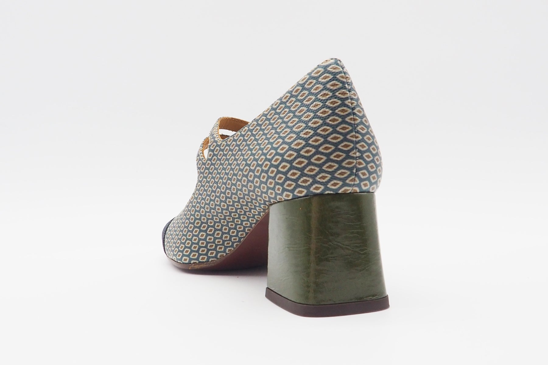 Damen Pumps aus bedrucktem Leder in Multicolor - Absatz 5cm - Vulcano43 Damen Pumps & Slings Chie Mihara 