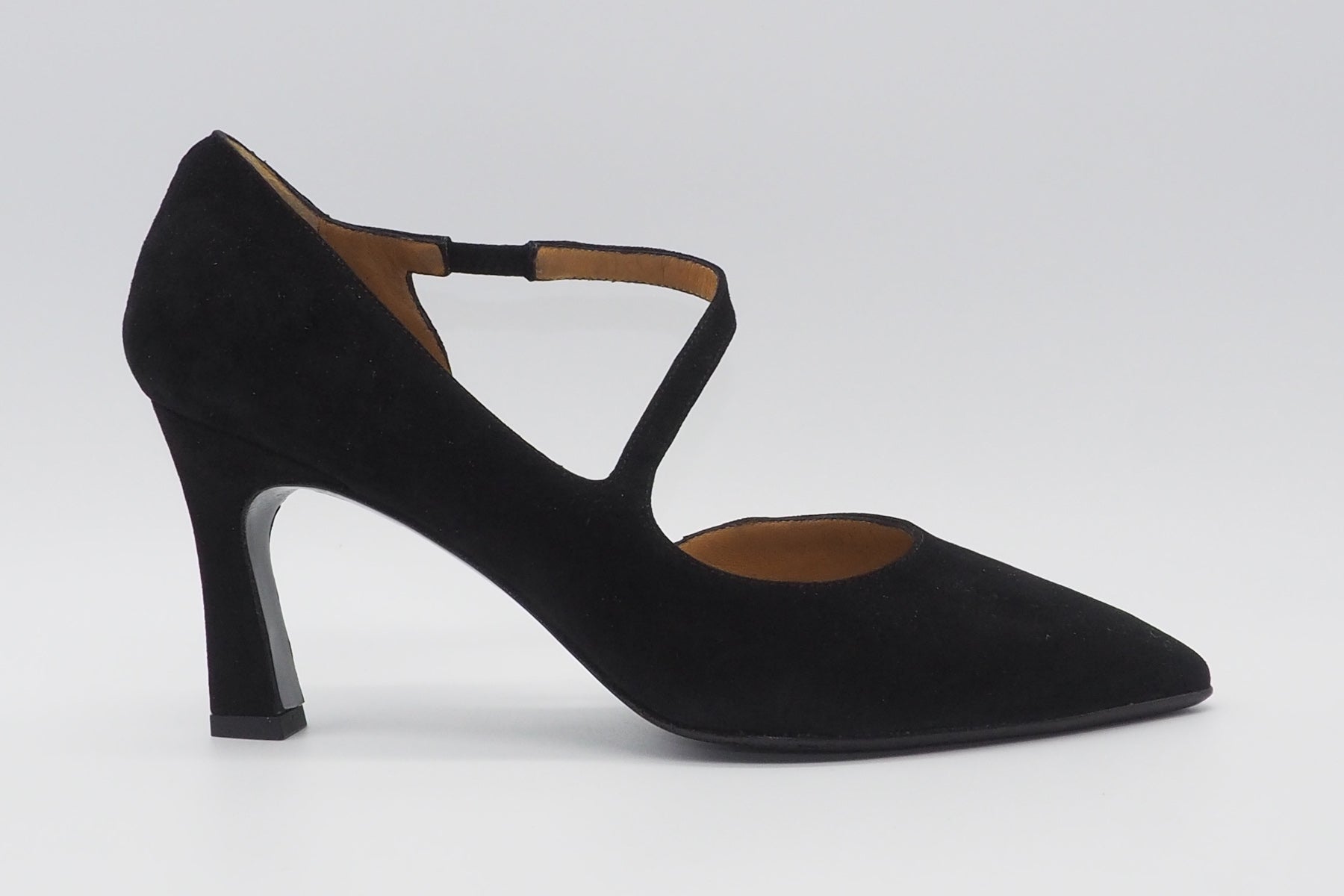 Damen Pumps aus Veloursleder in Schwarz Damen Pumps & Slings Karin