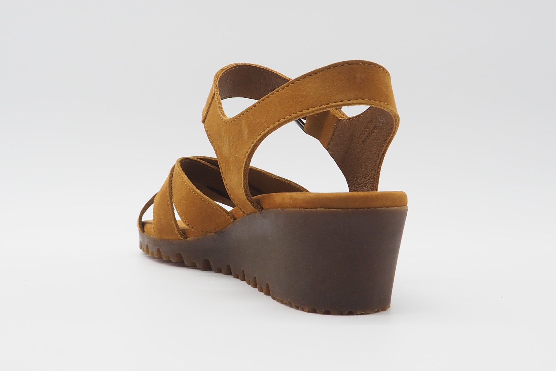 Damen Sandale aus Nubukleder in Caramel Damen Sandalen Arche