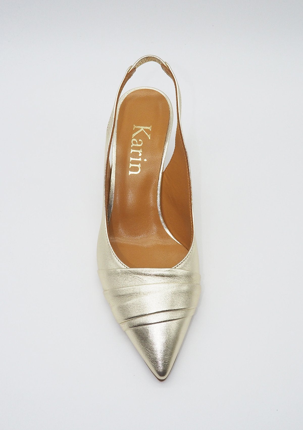 Damen Slingback-Pumps in Gold Damen Pumps & Slings Karin