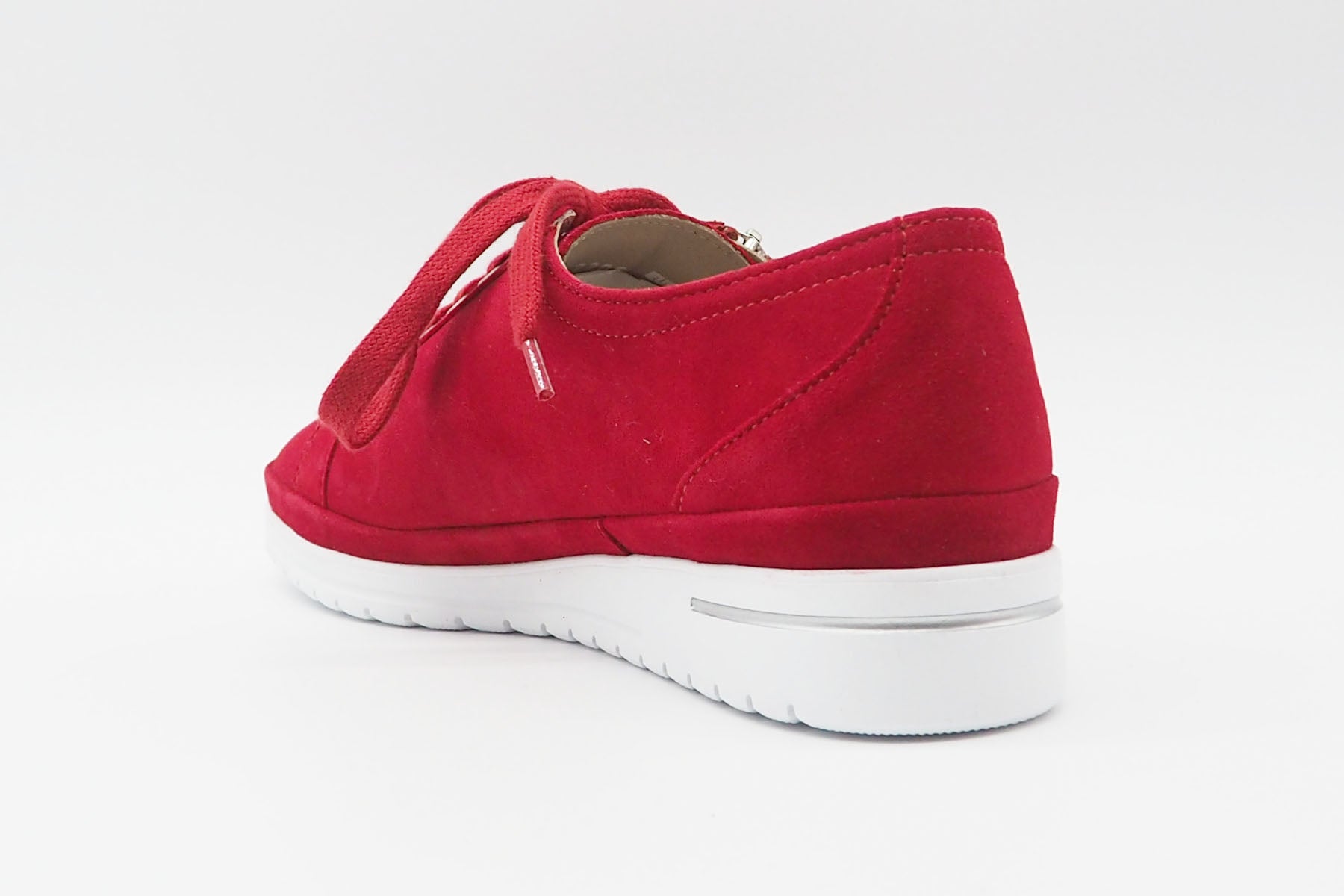 Damen Sneaker aus Veloursleder in Rot Damen Sneaker Mephisto