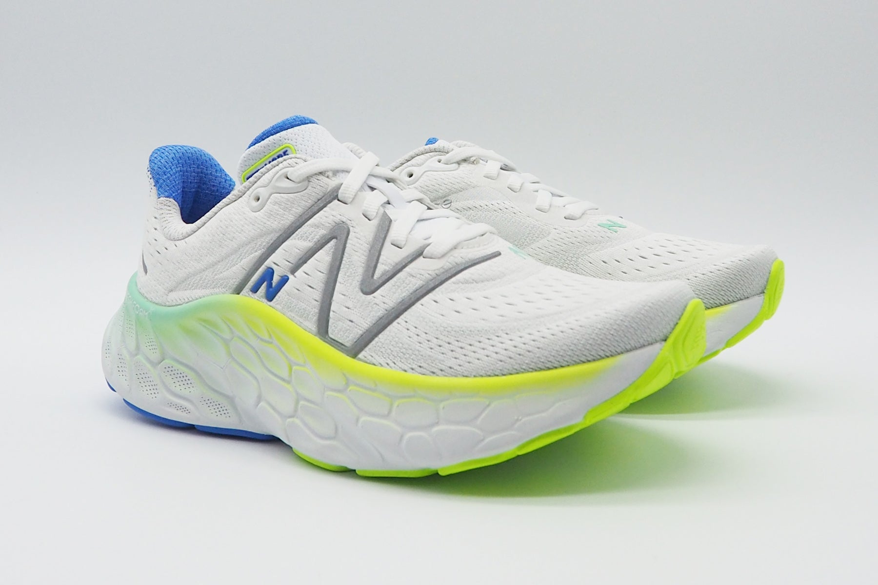 Damen Sneaker "Running Course" WMORWT4 aus Mesh in Weiß & Fluor-Neon Damen Sneaker New Balance 