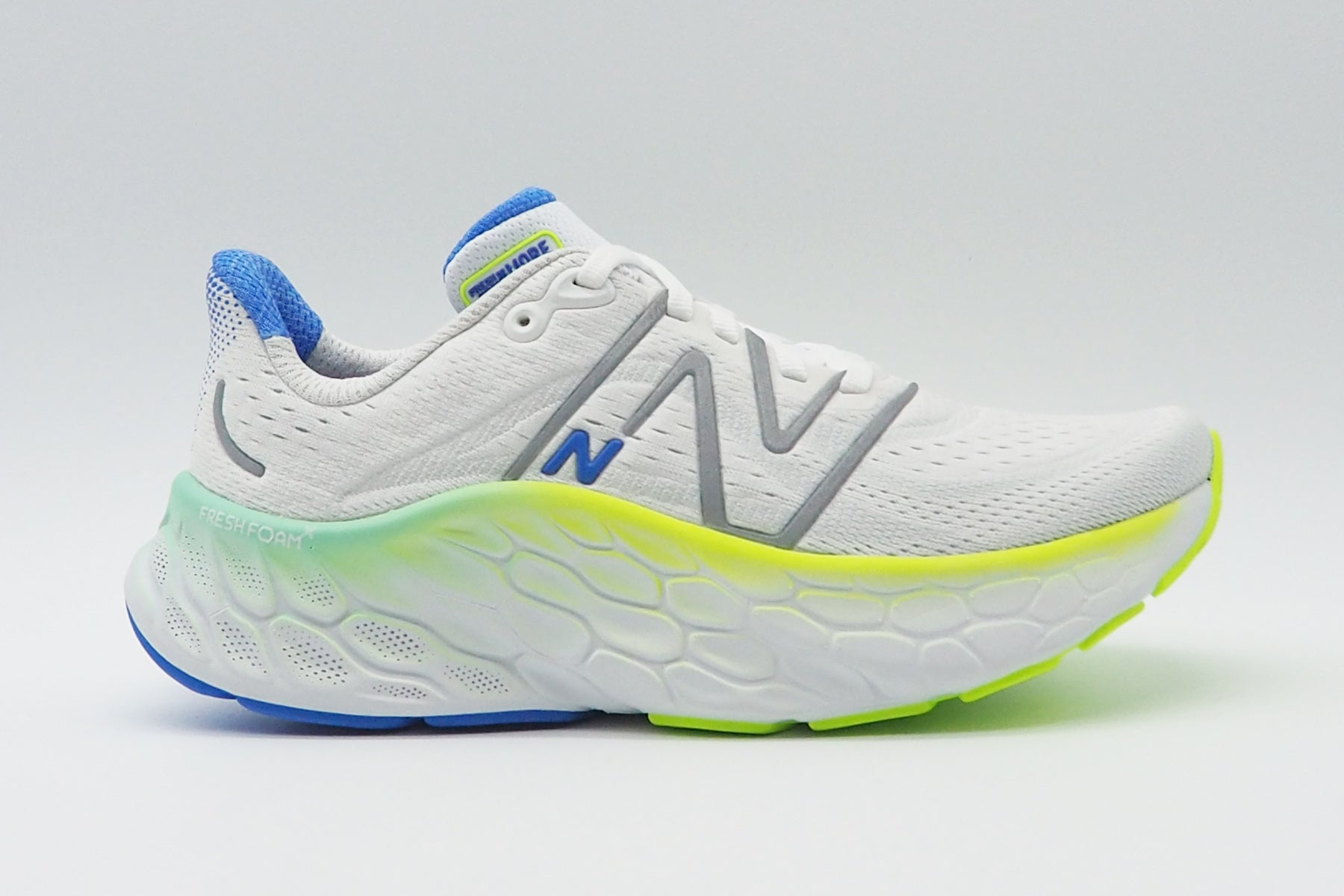 Damen Sneaker "Running Course" WMORWT4 aus Mesh in Weiß & Fluor-Neon Damen Sneaker New Balance 