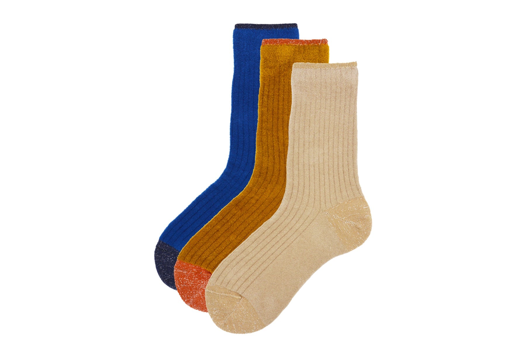 Damen Socken aus Viskose in Gold - Wintersocken - Susan Damen Socken Alto Milano 