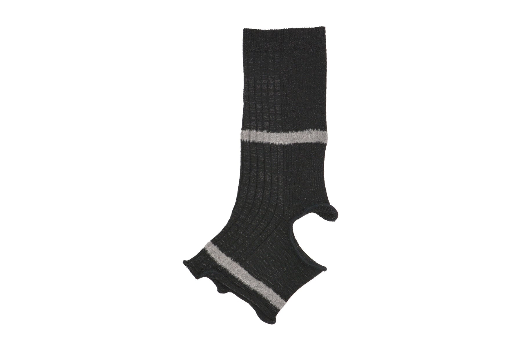 Damen Socken aus Viskose in Schwarz mit Glitzerfaden - Ohne Zehen-Fersen-Absatz - Ella Damen Socken Alto Milano 