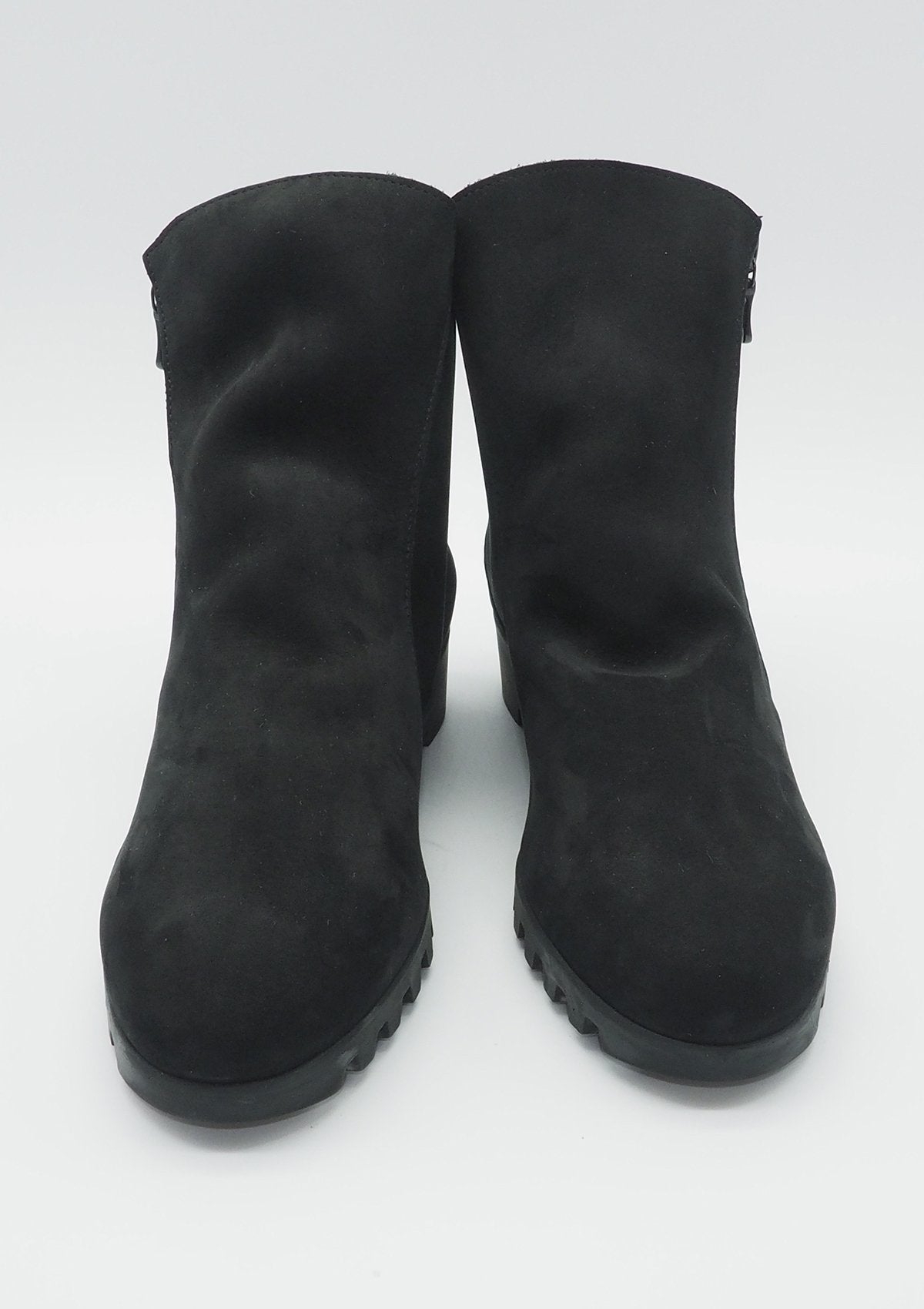 Damen Stiefelette aus Nubukleder in Schwarz Damen Stiefeletten Arche