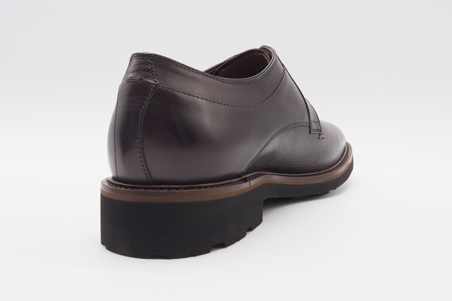 Eleganter Herren Schnürschuh aus Hirschleder in Dunkelbraun Herren Klassik modern Lorenzi 