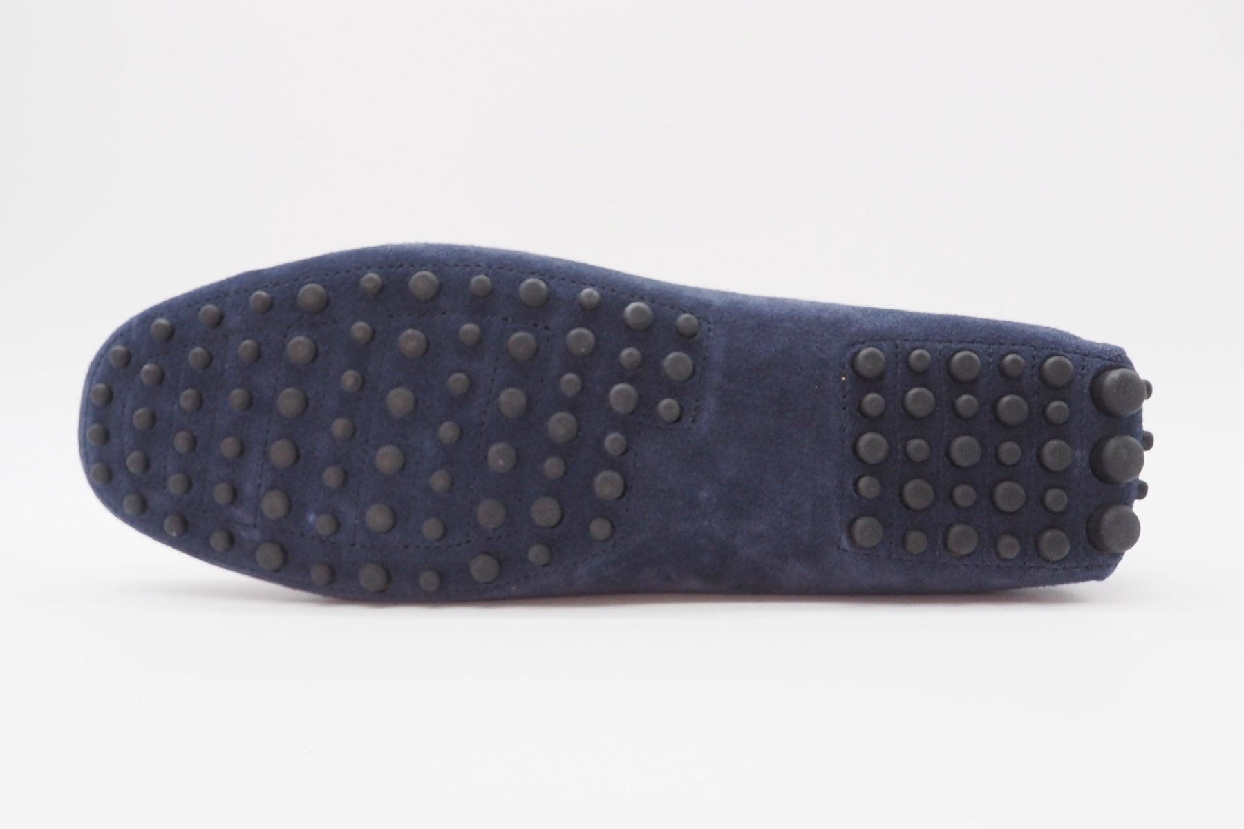 Herren Slipper aus Veloursleder in Dunkelblau mit einer Cordel in Rot Herren Loafers & Slipper Conte V