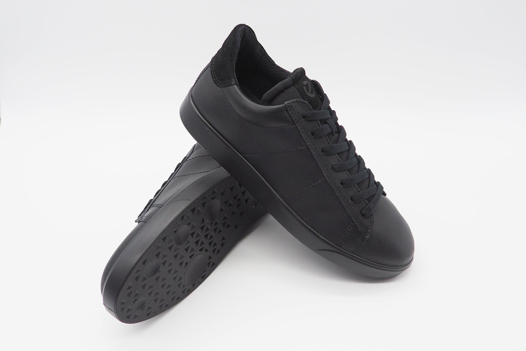 Herren Sneaker aus Glattleder in Schwarz Herren Sneaker Ecco