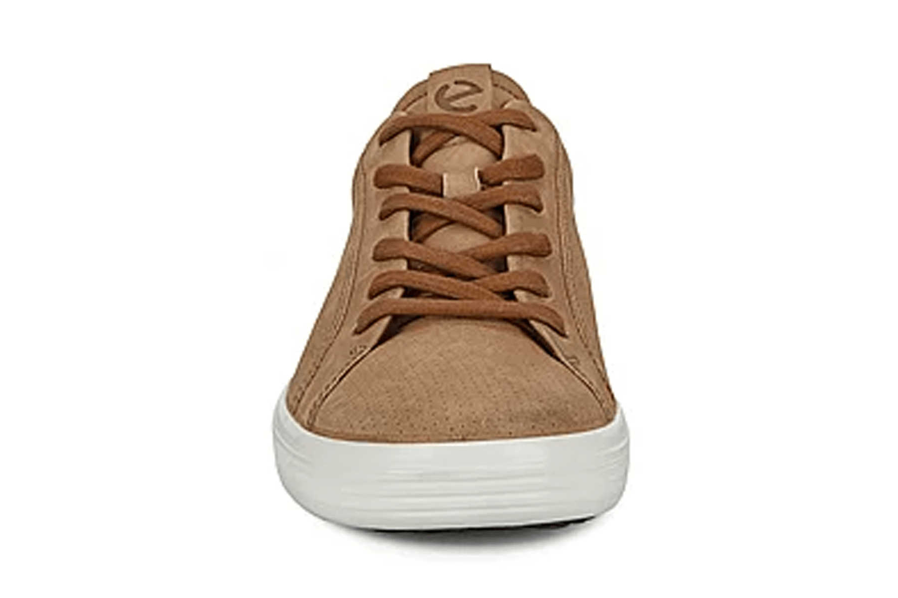 Herren Sneaker aus mikroperforierten Nubukleder in Camel - Soft 7 M Herren Sneaker Ecco 