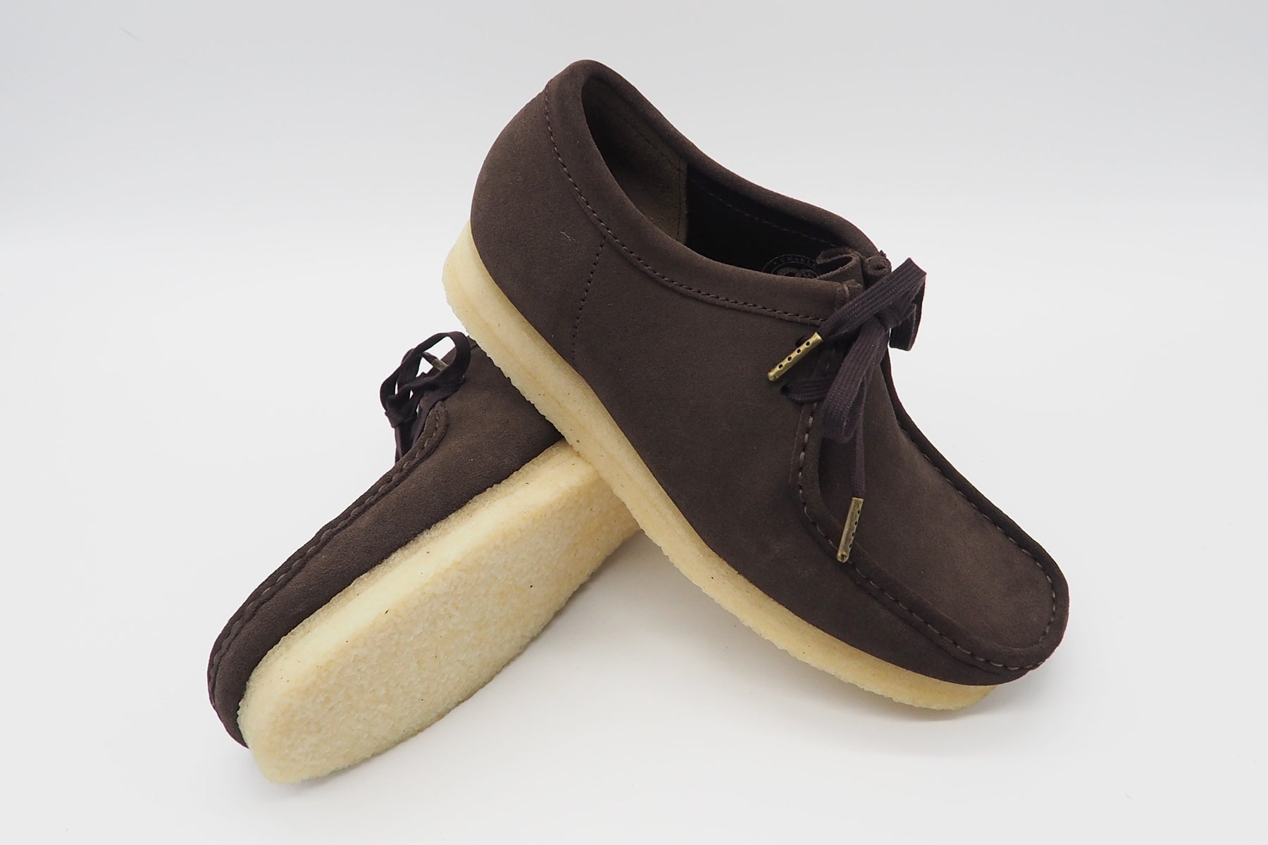 Herren Sneaker aus Veloursleder in Dunkelbraun - Wallabee Herren Sneaker Clarks Originals 