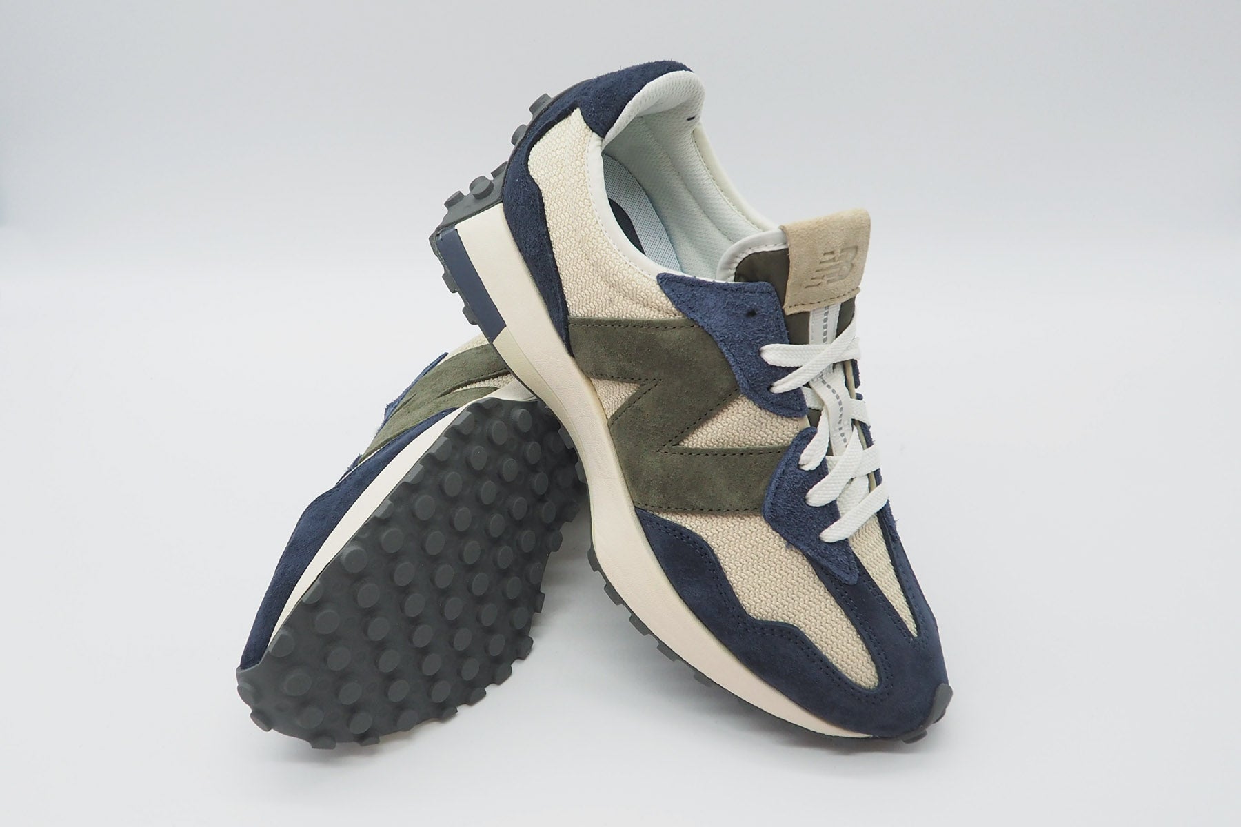 New balance cheap leder herren navy