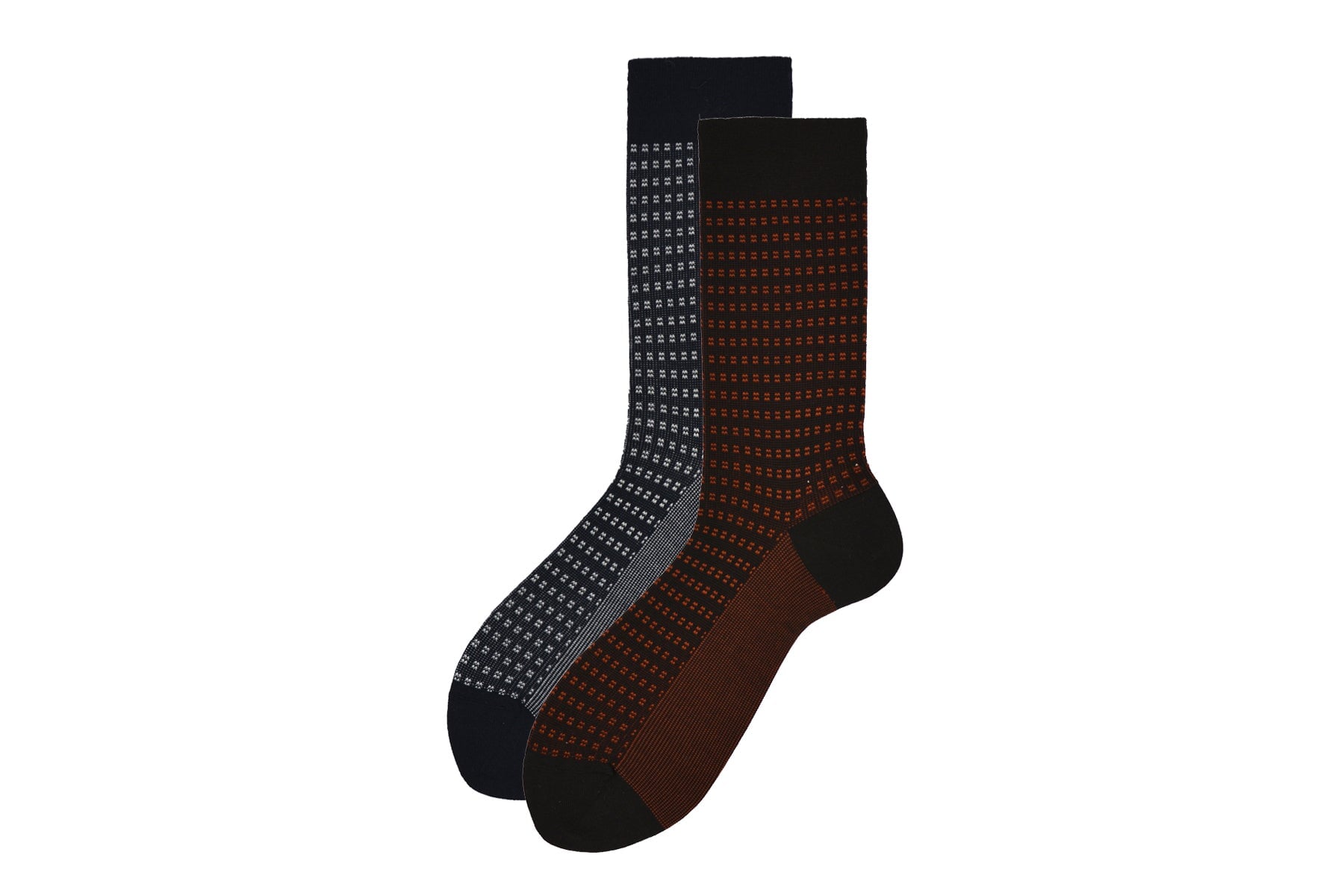 Herren Socken aus Merino Wolle in Dunkelblau - Allan Herren Socken Alto Milano 