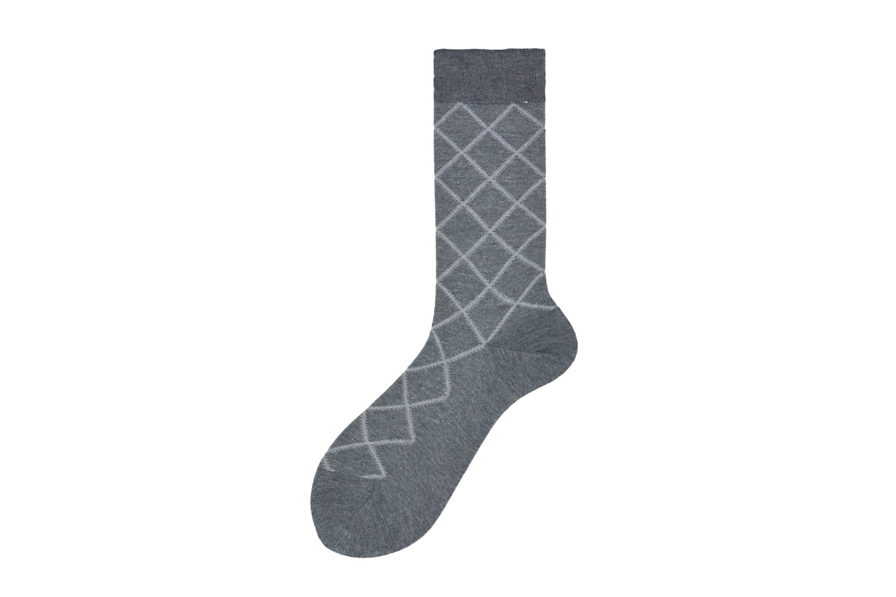 Herren Socken aus Merino Wolle in Grau- Chelsea Herren Socken Alto Milano 
