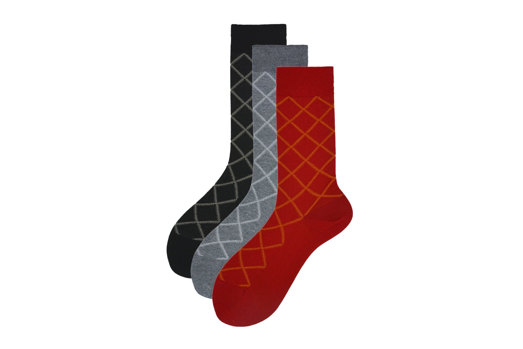 Herren Socken aus Merino Wolle in Rot- Chelsea Herren Socken Alto Milano 