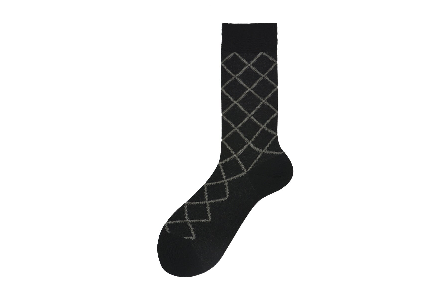Herren Socken aus Merino Wolle in Schwarz- Chelsea Herren Socken Alto Milano 