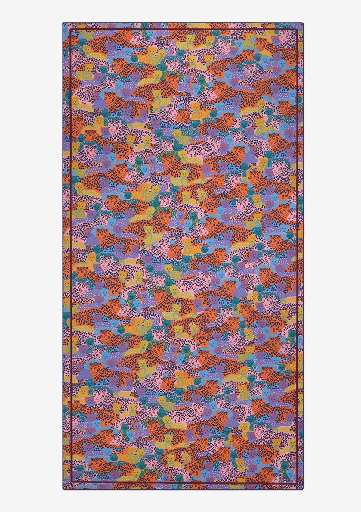 Schal aus Baumwolle & Seide in Multicolor - Tetris Accessoires Tücher & Schals Inoui E. 