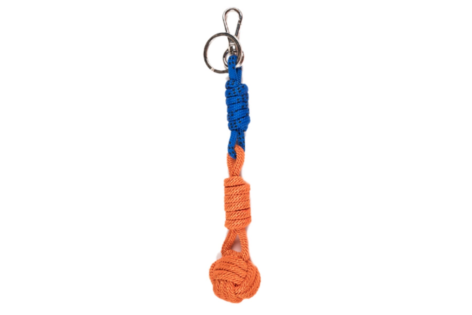 Schlüssel- & Taschenanhänger - SAILOR Knot in Orange & Royalblau Accessoires Schlüssel- & Taschenanhänger My Bob 