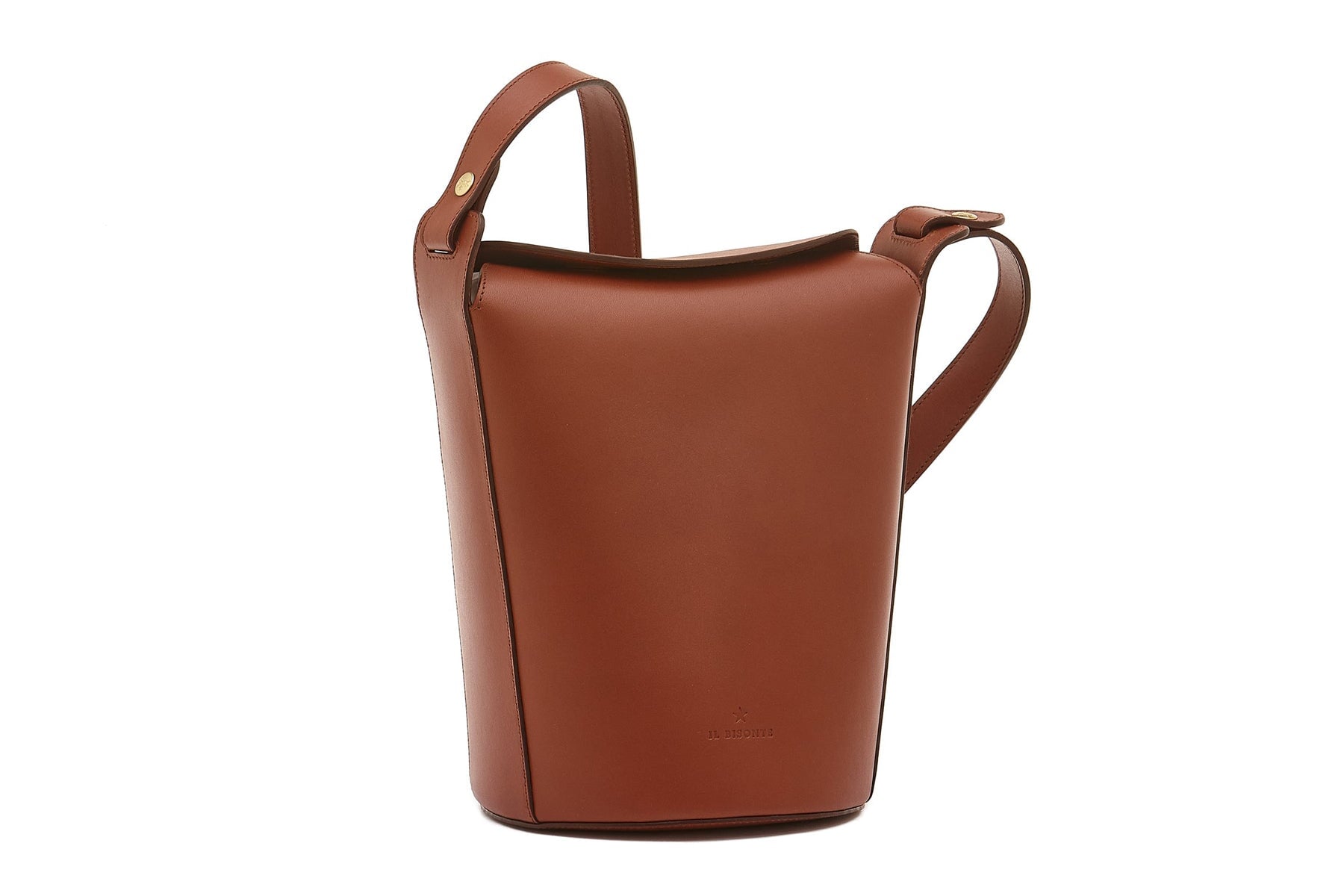 Schultertasche aus Leder in Braun - BBU027 Taschen Crossbody & Schultertaschen Il Bisonte 